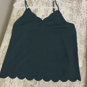 Halogen Scalloped Edge Short in Deep Teal Size Medium